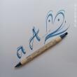 ZIG Calligraphy pen - MS 3400 / DENIM 034