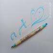 ZIG Calligraphy pen - MS 3400 / BLUE BONNET 036