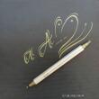 ZIG Calligraphy pen - metallic - MS 8400 / GOLD 101