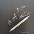 ZIG Calligraphy pen - metallic - MS 8400 / SILVER 102