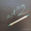 ZIG Calligraphy pen - metallic - MS 8400 / GREEN 121